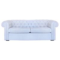 диван chesterfield двухместный прямой белый в Костроме
