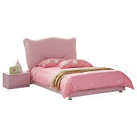 кровать pink leather kitty 90х200 в Костроме