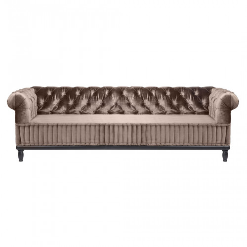 диван club sofa прямой коричневый в Костроме