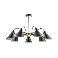 потолочная люстра lumion naomi 3709/7c черная в Костроме