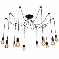 подвесная люстра arte lamp 76 a9184sp-10bk в Костроме