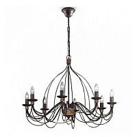 подвесная люстра ideal lux corte sp8 ruggine в Костроме