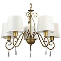 подвесная люстра arte lamp carolina a9239lm-5br в Костроме