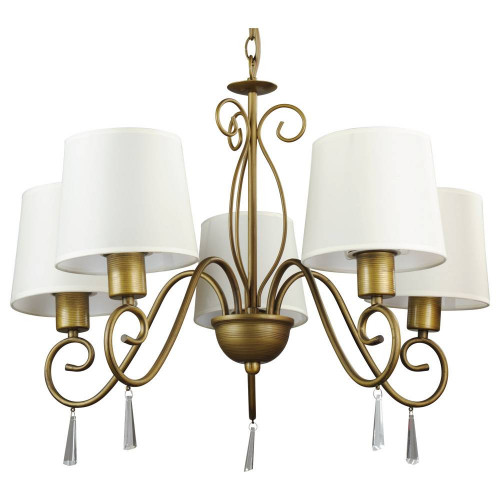подвесная люстра arte lamp carolina a9239lm-5br в Костроме