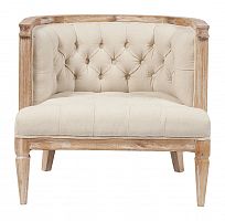 кресло westwood contemporary chair бежевый лен в Костроме