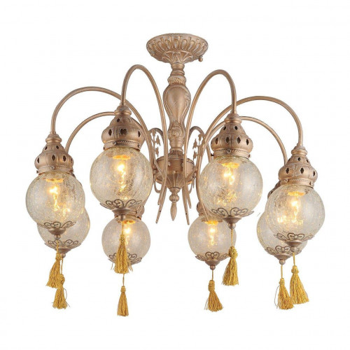 потолочная люстра arte lamp a2146pl-8ga золото в Костроме