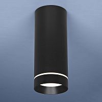 потолочный светодиодный светильник elektrostandard dlr022 12w 4200k черный матовый 4690389102967 в Костроме