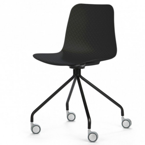 стул glide на колесиках черный в Костроме
