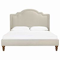 кровать cassis upholstered бежевая 90х200 р в Костроме