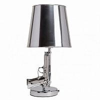 настольная лампа flos - bedside gun silver в Костроме