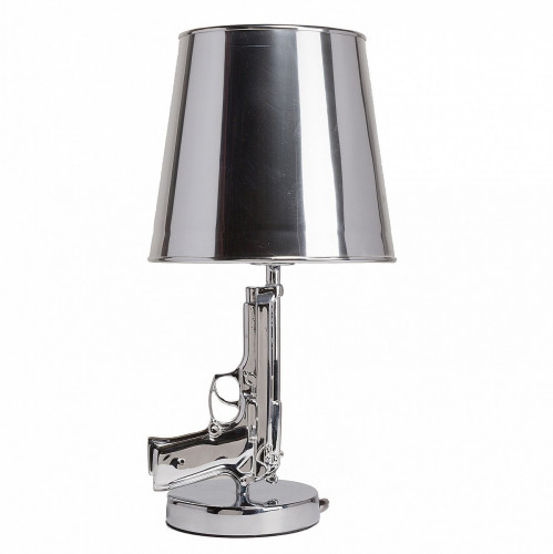 настольная лампа flos - bedside gun silver в Костроме