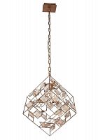 дизайнерский подвесной светильник crystal lux diego sp4 gold в Костроме