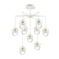 подвесная светодиодная люстра odeon light minion 4117/45cl в Костроме