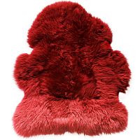 меховой коврик из овчины вишня 95х55 см в Костроме