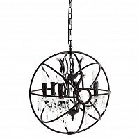 люстра foucault orb crystal vol. viii чёрная, прозрачная в Костроме