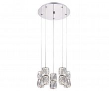 подвесная светодиодная люстра kink light аква-кристалл 08620-5a в Костроме