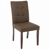 стул деревянный madina dark walnut / fabric brown в Костроме