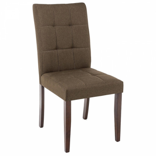 стул деревянный madina dark walnut / fabric brown в Костроме