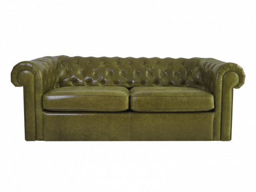 диван chesterfield прямой оливковый в Костроме