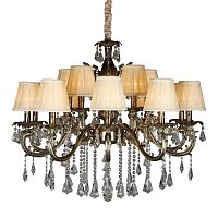 подвесная люстра omnilux catanzaro oml-30813-15 бежевая в Костроме