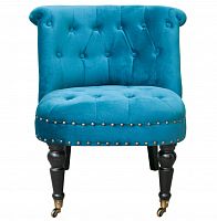низкое кресло aviana blue velvet в Костроме