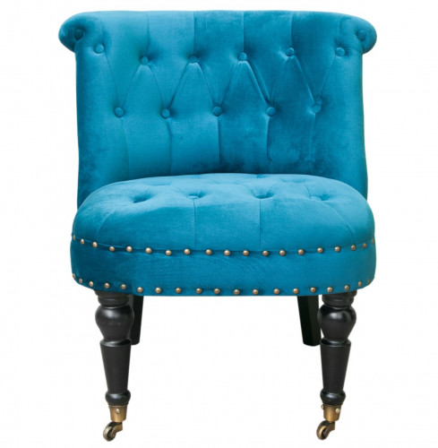 низкое кресло aviana blue velvet в Костроме