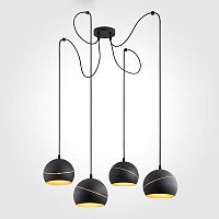подвесная люстра tk lighting 2221 yoda black orbit в Костроме