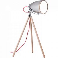 лампа настольная chromatic tripod на деревянном штативе в Костроме