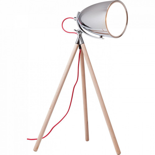 лампа настольная chromatic tripod на деревянном штативе в Костроме