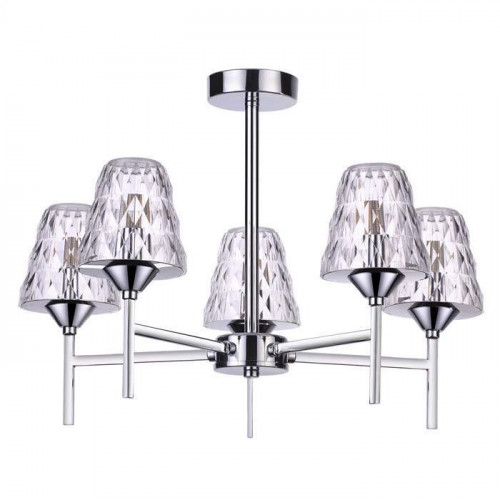 потолочная светодиодная люстра lumion gerana 3598/30cl хром в Костроме