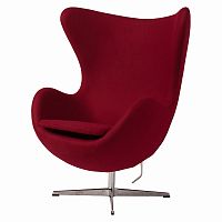 кресло egg chair бордовое в Костроме