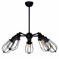 подвесная люстра spot light lorenzo 9980504 черная в Костроме