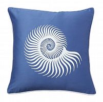 подушка с морской раковиной sea shell diamond-blue в Костроме