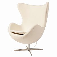 кресло egg chair кремовое в Костроме