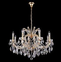 подвесная люстра crystal lux hollywood sp8 gold в Костроме