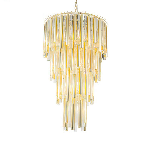 люстра gigi 13 gold от delight collection прозрачная/золото в Костроме
