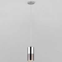 подвесной светильник eurosvet mini topper 50146/1 хром/черный жемчуг в Костроме