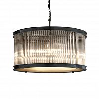 люстра essex crystal 68 черное основание, прозрачное стекло черное основание, прозрачное стекло в Костроме