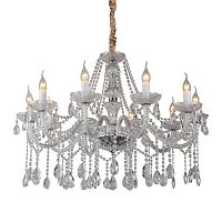 подвесная люстра omnilux ladispoli oml-89003-10 прозрачная в Костроме