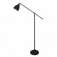 торшер arte lamp braccio a2054pn-1bk в Костроме