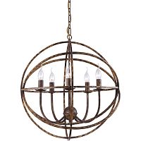 подвесная люстра arte lamp kopernik a1703sp-5br в Костроме