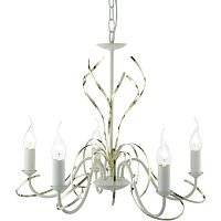 подвесная люстра arte lamp cinta a1309lm-5wc белая в Костроме