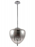 подвесная люстра crystal lux milagro sp4 a chrome серая в Костроме