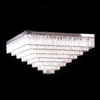 потолочная люстра newport 31133/pl nickel матовый никель, белая в Костроме