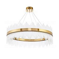 люстра stripglass 65 латунь, прозрачное стекло в Костроме