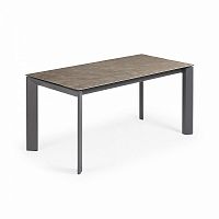 стол atta 160 (220)x90 антрацит, porcela vulcano c cc0186vc от la forma (ex julia grup) в Костроме