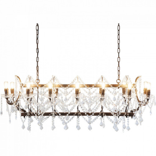 подвесная люстра chateau коричневая в Костроме