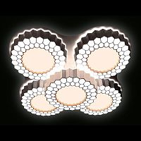 потолочная светодиодная люстра ambrella light orbital high-tech fh13/5 wh 160w d550*550 в Костроме