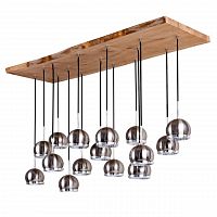дизайнерская подвесная светодиодная люстра spot light ball 5031574 матовый никель, белая в Костроме
