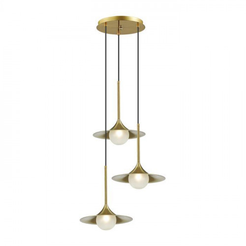 подвесная люстра odeon light barolo 4155/27l в Костроме